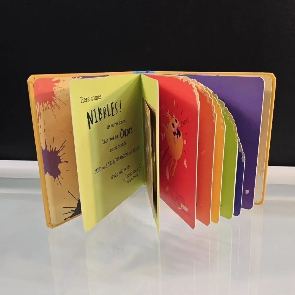 Nibbles by Emma Yarlett 2 Toddler Board Books Numbers And Colors